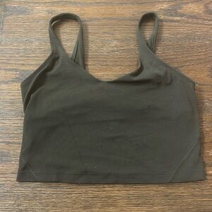 Lululemon Army Green Bra Tank